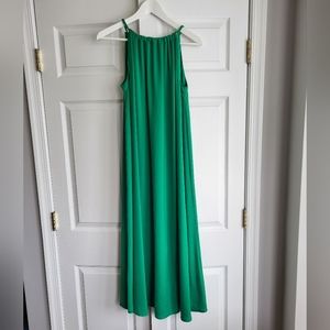 Cynthia Rowley  Emerald halter maxi dress, size S